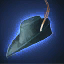 Gray Feathered Hat