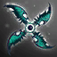 Shurikens en saphir d'éclaireur d'Exodor