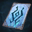 Card 'Scales and flames'